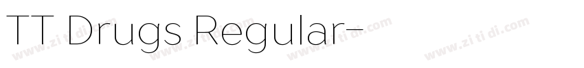 TT Drugs Regular字体字体转换